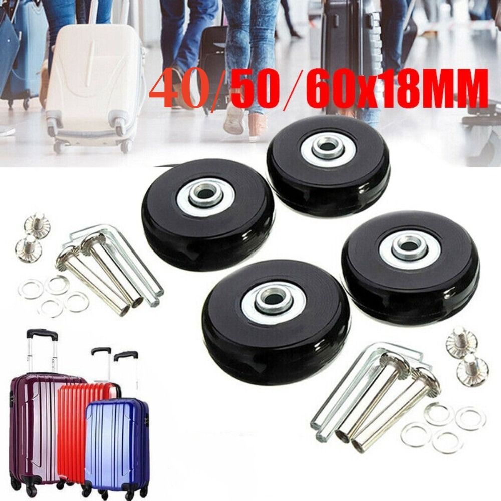 Silent Replacement Luggage Wheels - Kit Perbaikan As Roda Pengganti Fleksibel