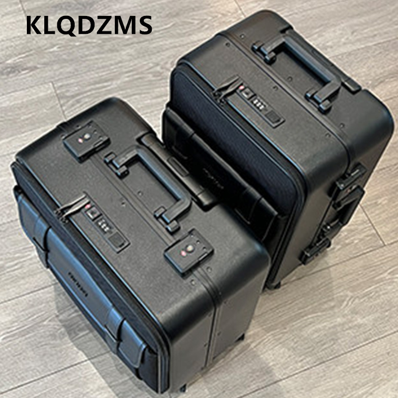 Spinner Wheel Rolling Suitcase 20 Inch - KLQDZMS Koper Kain Oxford Kotak Naik