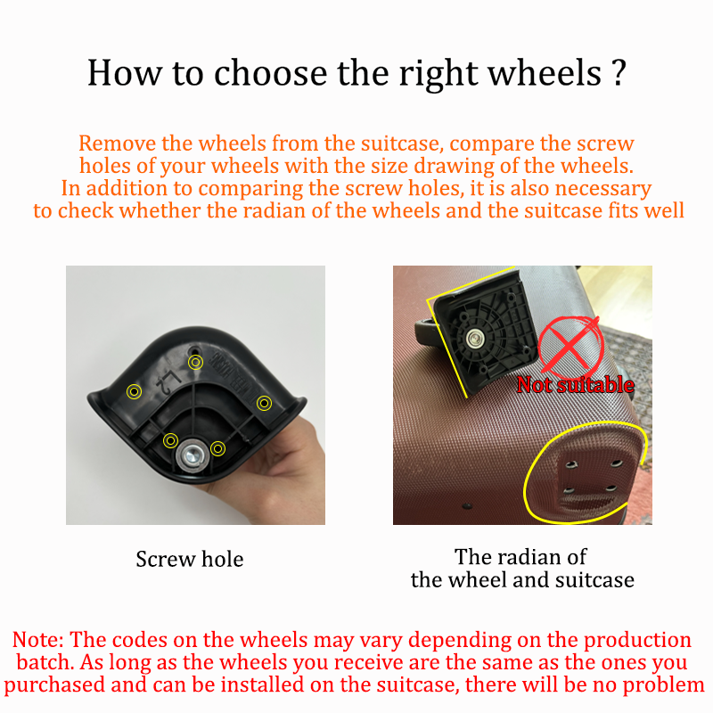 Roda Koper yang Tahan Guncanga - Silent Replacement Luggage Wheels ulasan dan harga