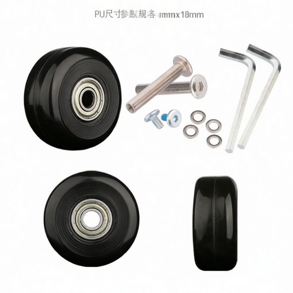 Roda Karet untuk Koper, Roda y - Silent Replacement Luggage Wheels ulasan dan harga