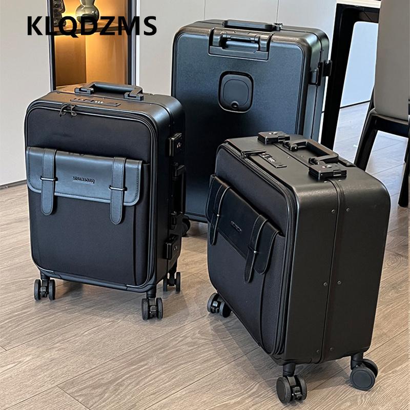 KLQDZMS Koper Kain Oxford Kota - Spinner Wheel Rolling Suitcase 20 Inch ulasan dan harga