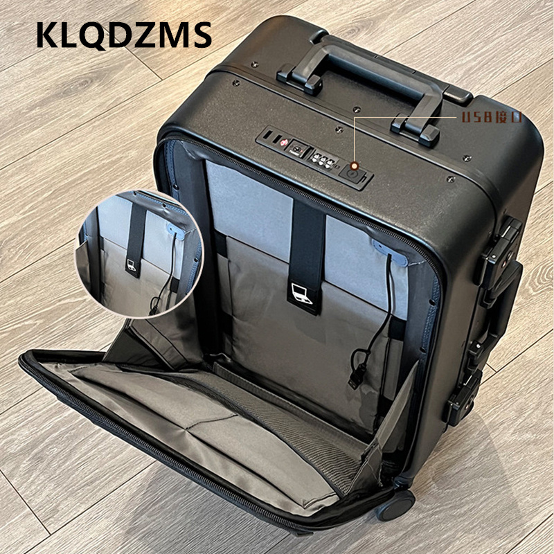 KLQDZMS Koper Kain Oxford Kota - Spinner Wheel Rolling Suitcase 20 Inch ulasan dan harga