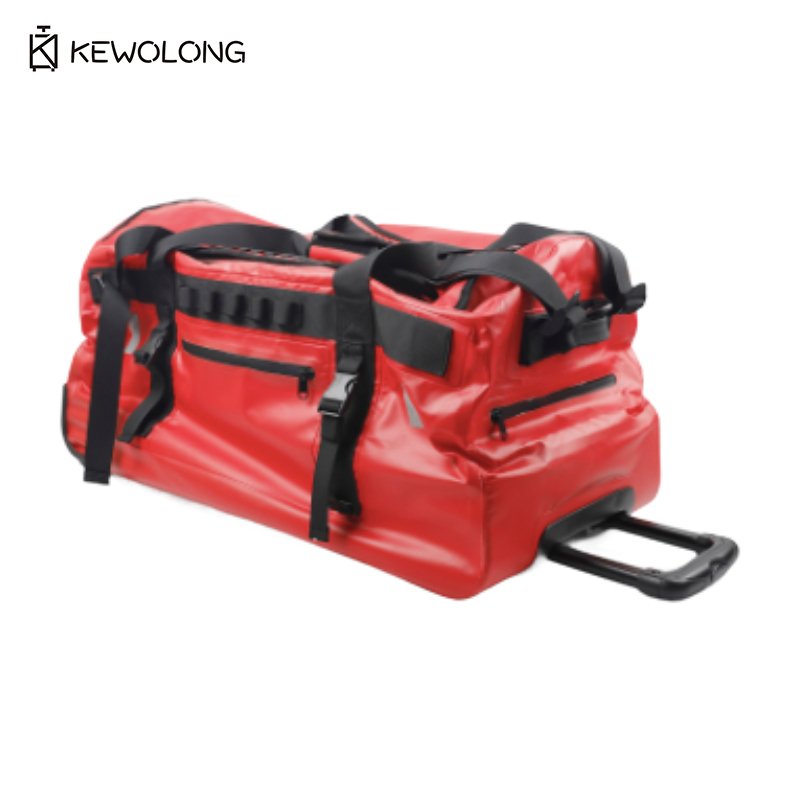 Tas Duffel Besar Tahan Air PVC - Foldable Rolling Luggage Bag ulasan dan harga